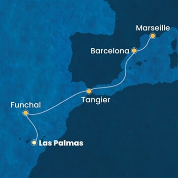 Trasa plavby CPA-LPA06A01