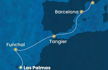 Costa Pacifica - Španělsko, Portugalsko, Maroko, Francie (Gran Canaria)