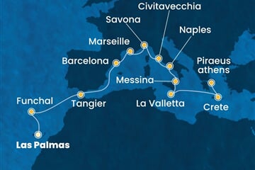 Costa Pacifica - Španělsko, Portugalsko, Maroko, Francie, Itálie, ... (Gran Canaria)