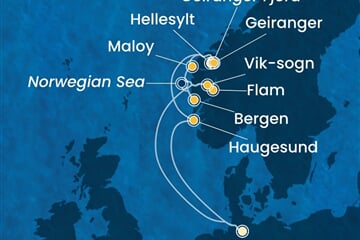 Costa Favolosa - Německo, Norsko (Hamburk)