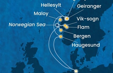 Costa Favolosa - Německo, Norsko (Hamburk)