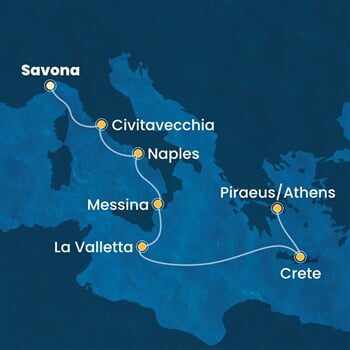 Trasa plavby CPA-SVN07A7U