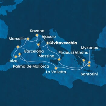 Trasa plavby CSE-CIV15A02