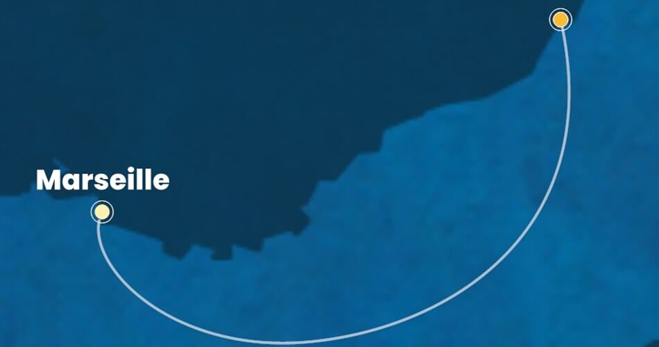 Trasa plavby CSE-MRS01A4X