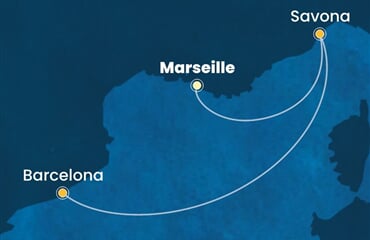 Costa Serena - Francie, Itálie, Španělsko (z Marseille)