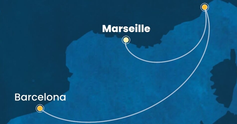 Trasa plavby CSE-MRS02A1D