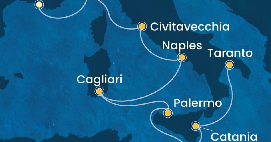 Trasa plavby CSE-MRS08A0T