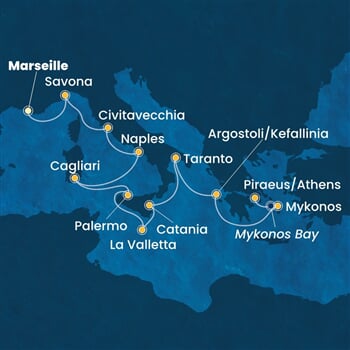 Trasa plavby CSE-MRS11A0W