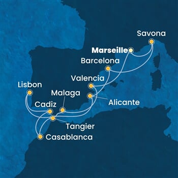 Trasa plavby CSE-MRS12A0C