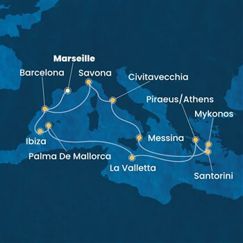 Trasa plavby CSE-MRS16A0P