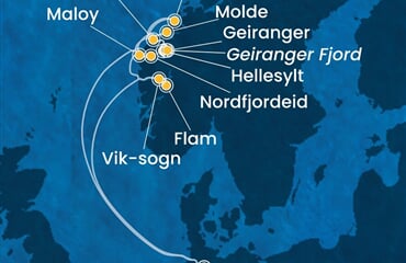 Costa Favolosa - Německo, Norsko (Hamburk)