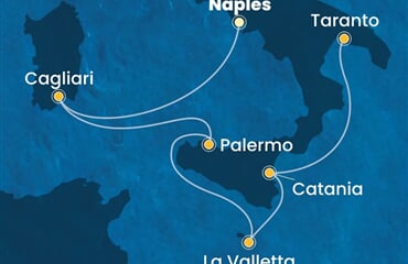 Costa Serena - Itálie, Malta (Neapol)