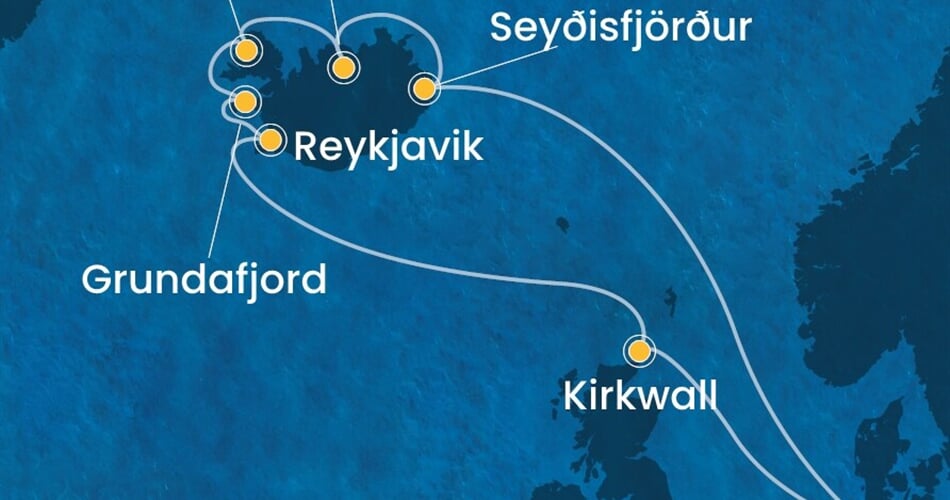 Trasa plavby CFA-HAM12A0S