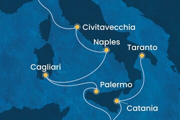 Costa Serena - Itálie, Malta (ze Savony)