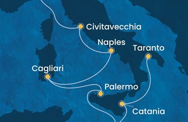 Costa Serena - Itálie, Malta (ze Savony)