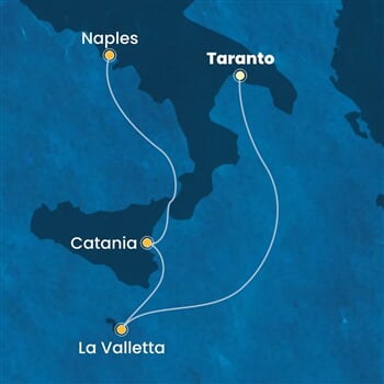 Trasa plavby CSE-TAR04A0B
