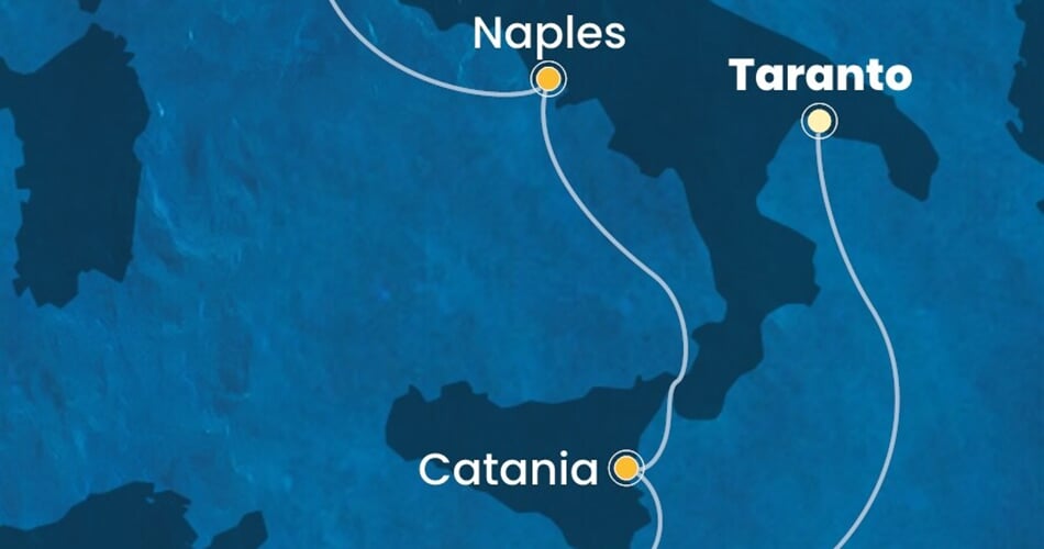 Trasa plavby CSE-TAR05A09