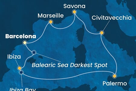 Costa Toscana - Španělsko, Itálie, Francie (z Barcelony)