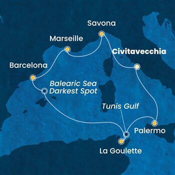 Trasa plavby CTO-CIV07A9P