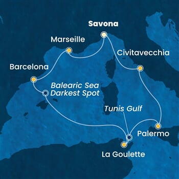 Trasa plavby CTO-SVN07A8L