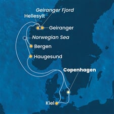 Costa Diadema - Dánsko, Norsko, Německo (z Kodaně)