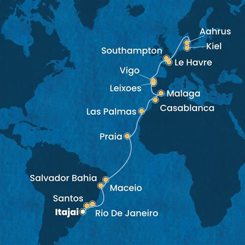 Trasa plavby CDI-ITJ27A00