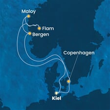 Costa Diadema - Německo, Dánsko, Norsko (z Kielu)