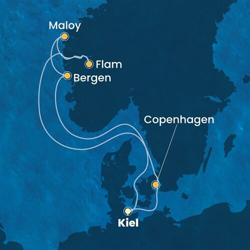 Trasa plavby CDI-KEL07A2O