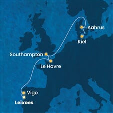 Costa Diadema - Portugalsko, Španělsko, Francie, Velká Británie, Dánsko, ... (Porto de Leixoes)