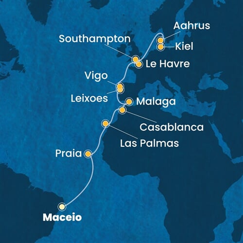 Trasa plavby CDI-MCZ21A03