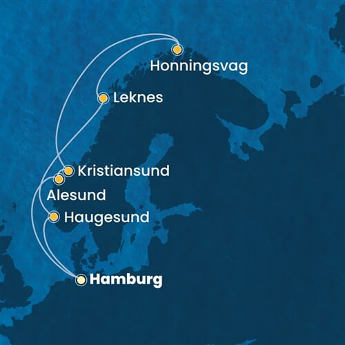 Trasa plavby CFA-HAM11A05