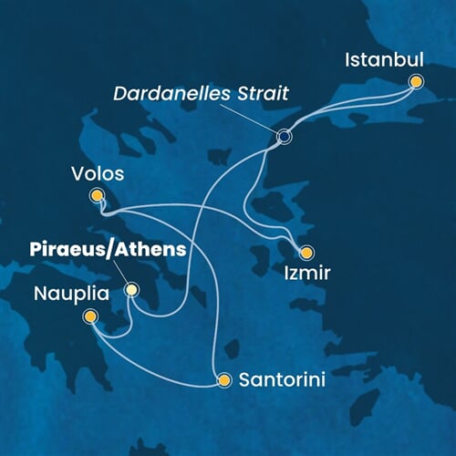 Trasa plavby CPA-ATH07A1X