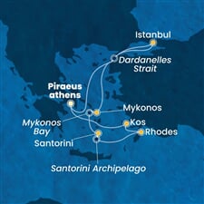 Costa Pacifica - Řecko, Turecko (z Pirea)