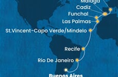 Trasa plavby CSE-BUE20A09