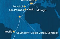 Trasa plavby CSE-RIO18A0F