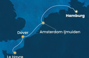 Costa Favolosa - Německo, Nizozemí, Velká Británie, Francie (Hamburk)