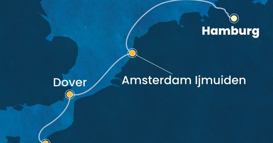 Trasa plavby CFA-HAM04A00