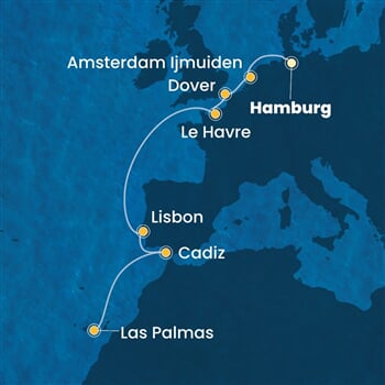 Trasa plavby CFA-HAM10A0B