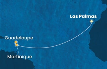 Costa Favolosa - Španělsko, Nizozemské Antily (Gran Canaria)