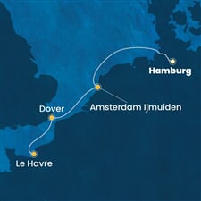 Costa Favolosa - Německo, Nizozemí, Velká Británie, Francie (Hamburk)