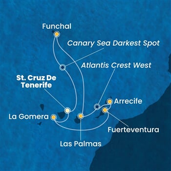 Trasa plavby CFO-TCI07A2A