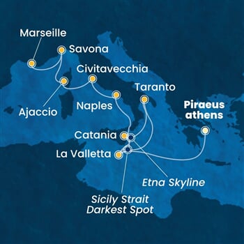 Trasa plavby CSE-ATH12A0G