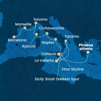 Trasa plavby CSE-ATH13A0K