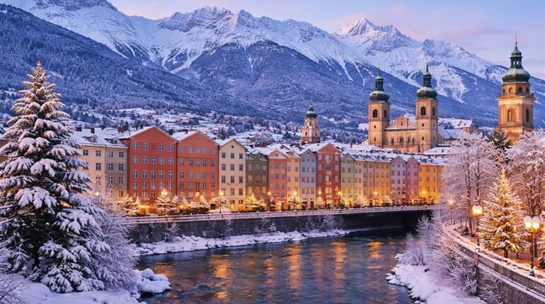 Rakousko - adventní nálada Innsbrucku