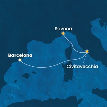 Trasa plavby CPA-BCN03A4D