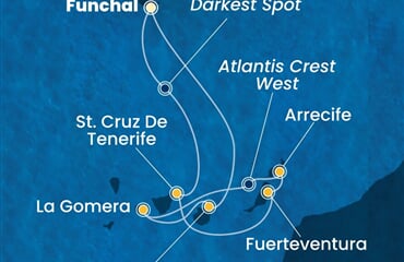 Costa Pacifica - Portugalsko, Španělsko (Funchal)