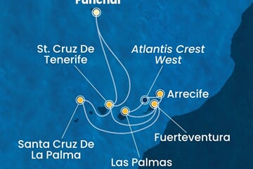 Costa Pacifica - Portugalsko, Španělsko (Funchal)