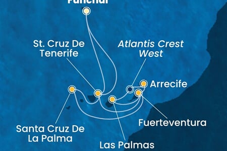 Costa Pacifica - Portugalsko, Španělsko (Funchal)