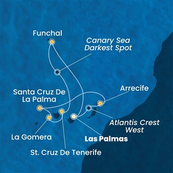 Trasa plavby CPA-LPA07A1F