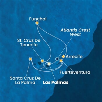 Trasa plavby CPA-LPA07A1G